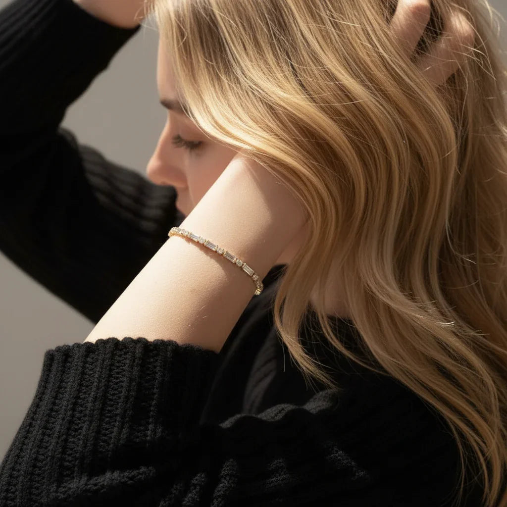 Lillian Diamond Gold Bracelet