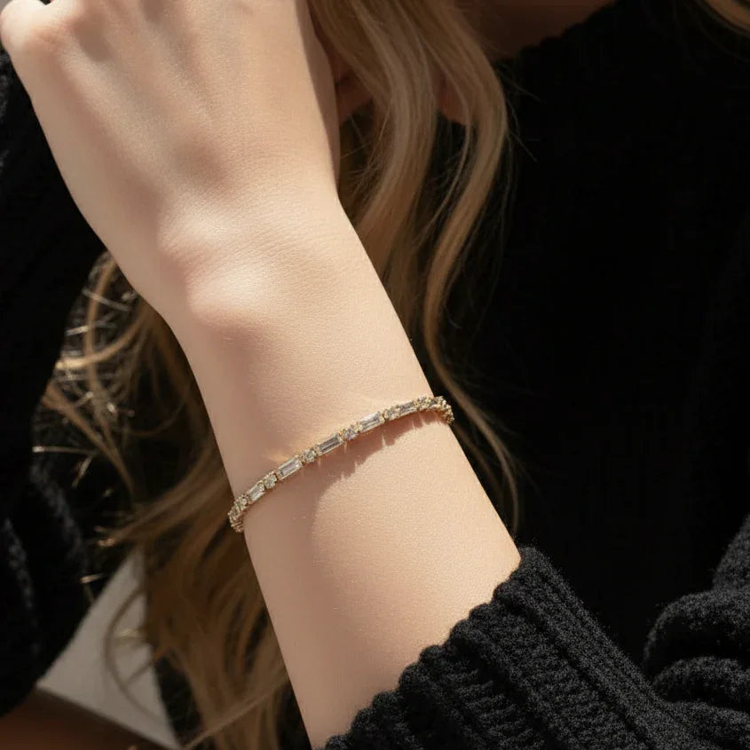 Lillian Diamond Gold Bracelet