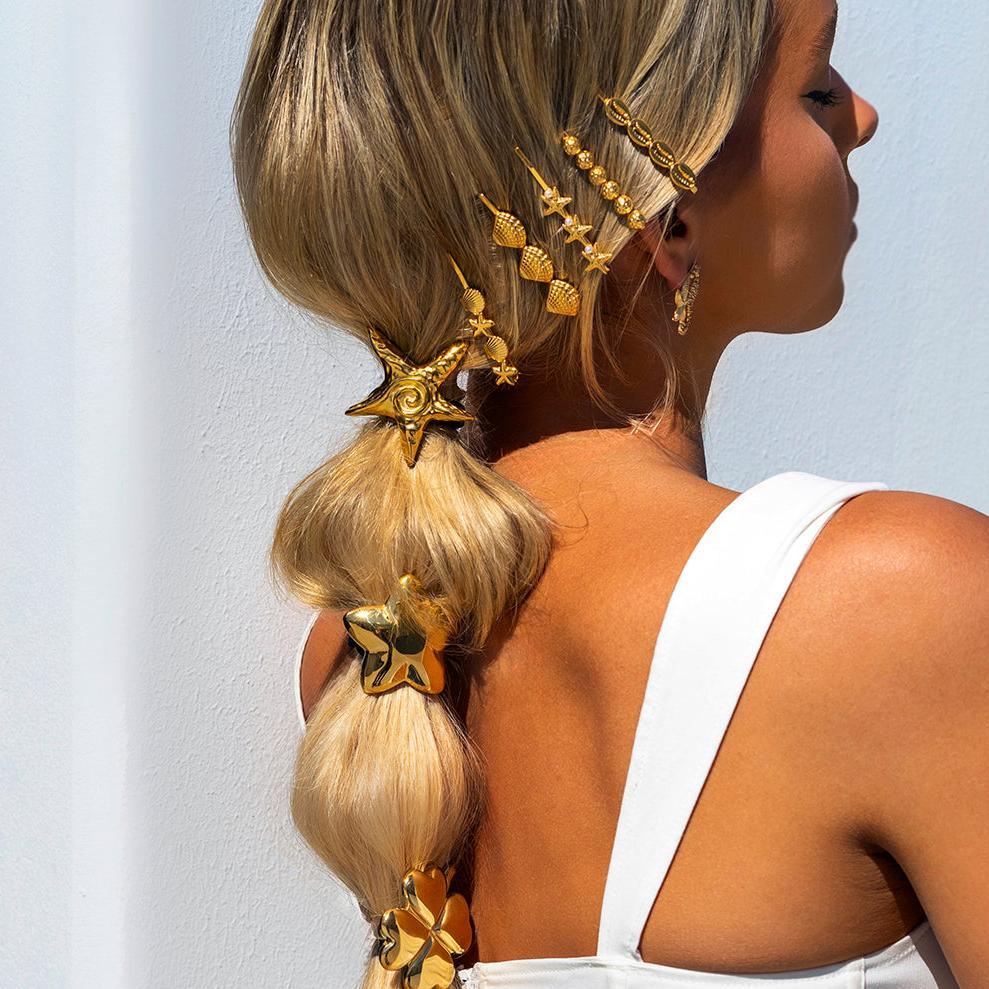 Orchid Gold French Pin