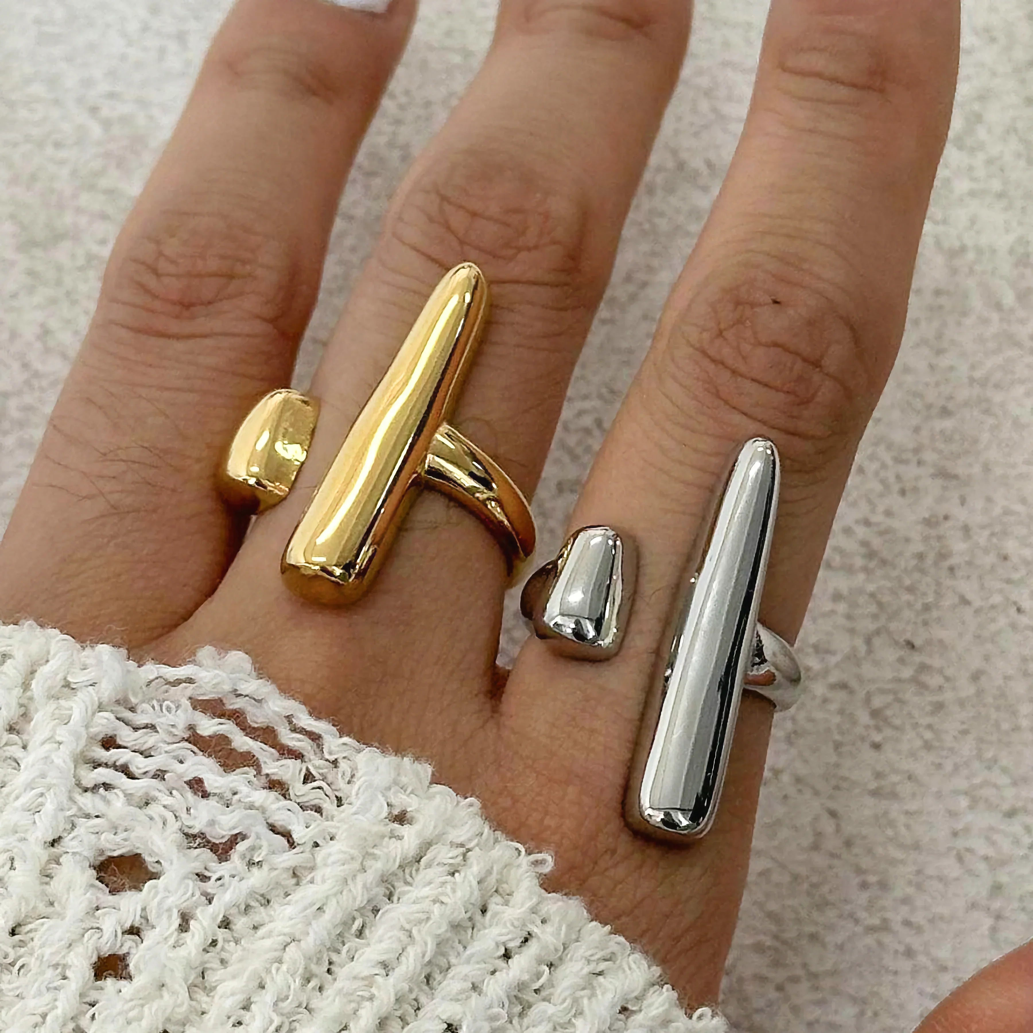Seoul Contemporary Gold Ring