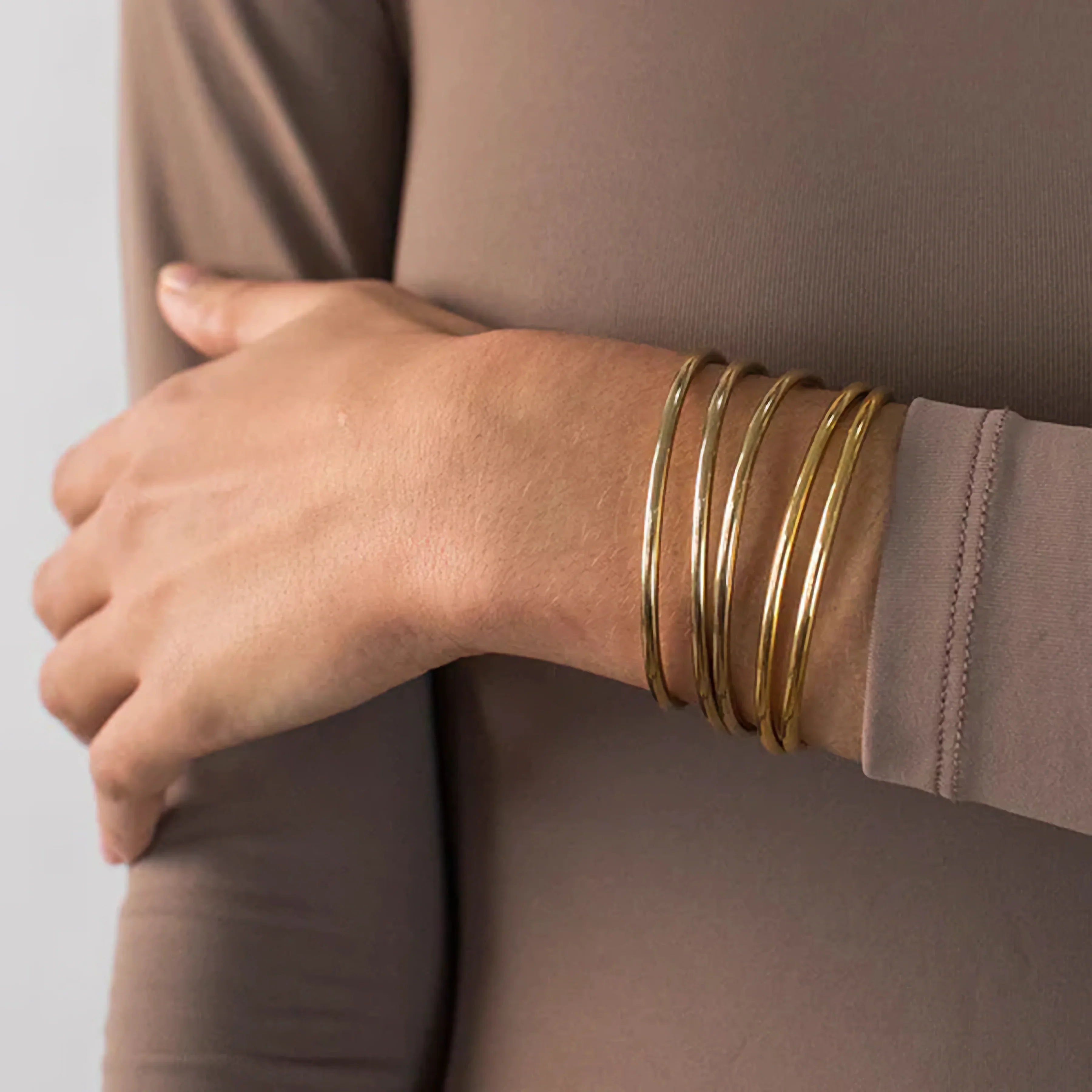 Matilda Gold Bangle Set