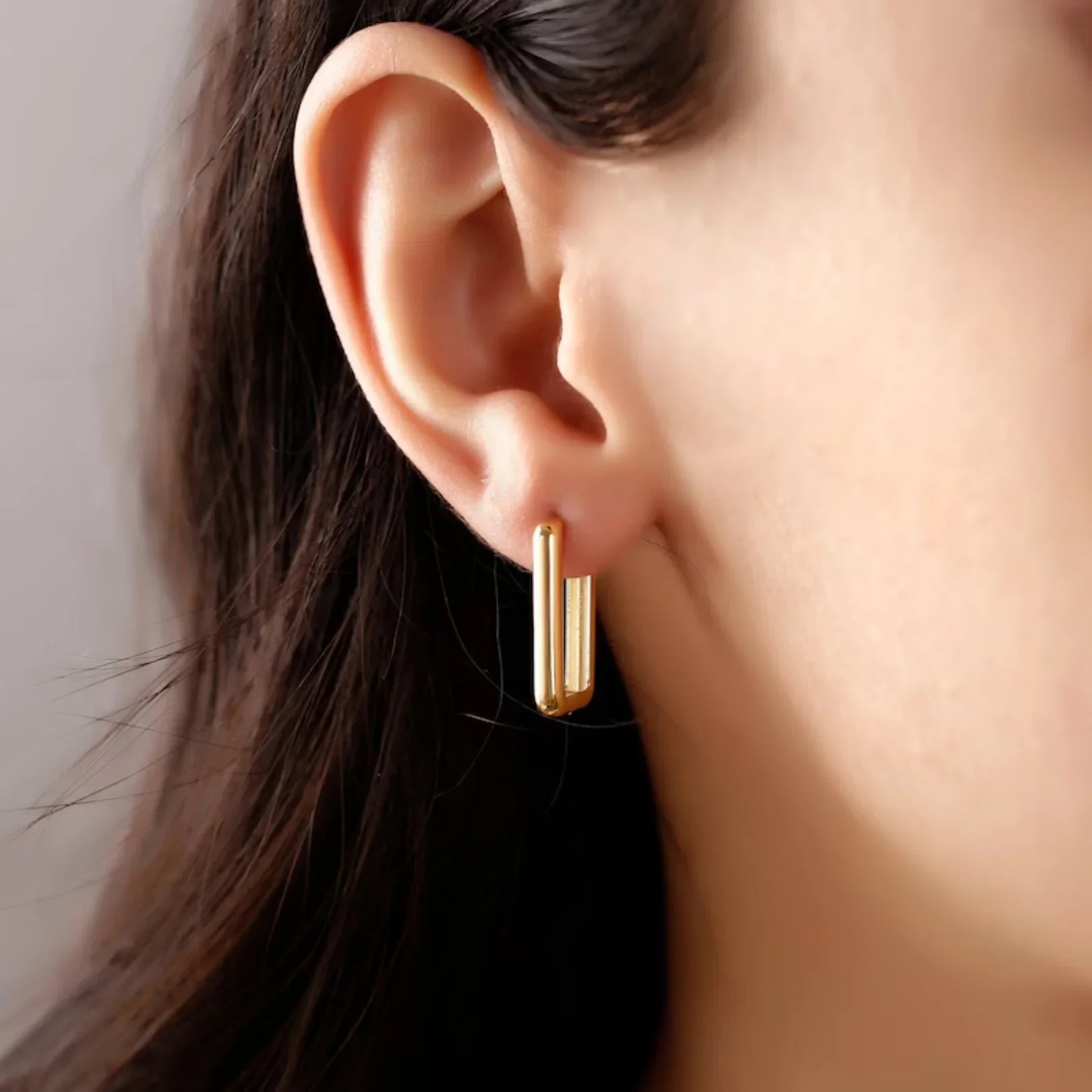 Shine Gold U Hoops