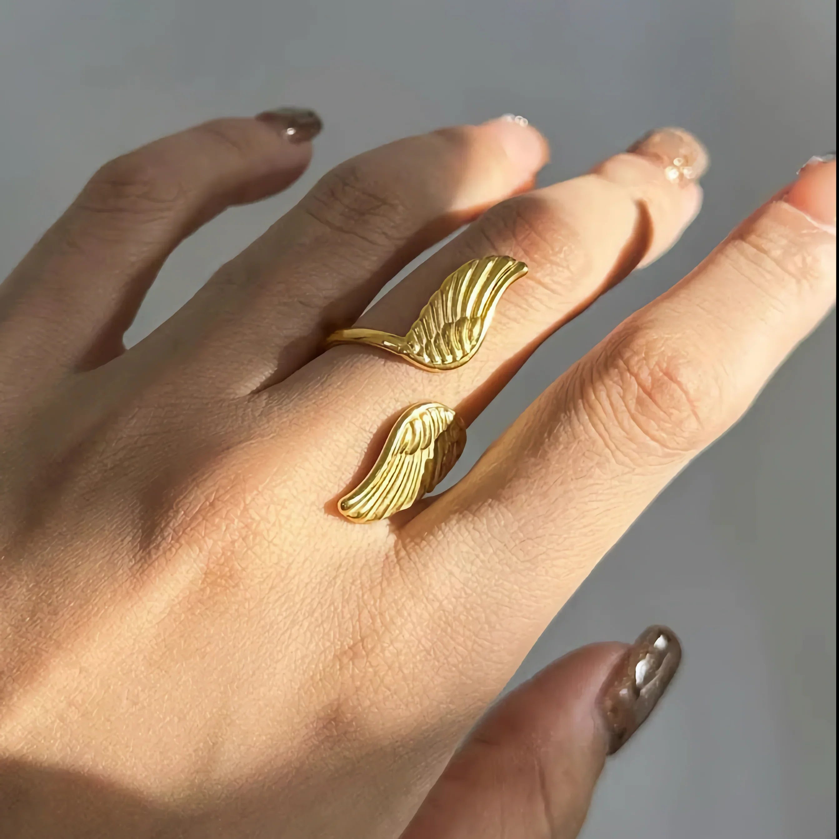 Los Angeles Gold Wing Ring