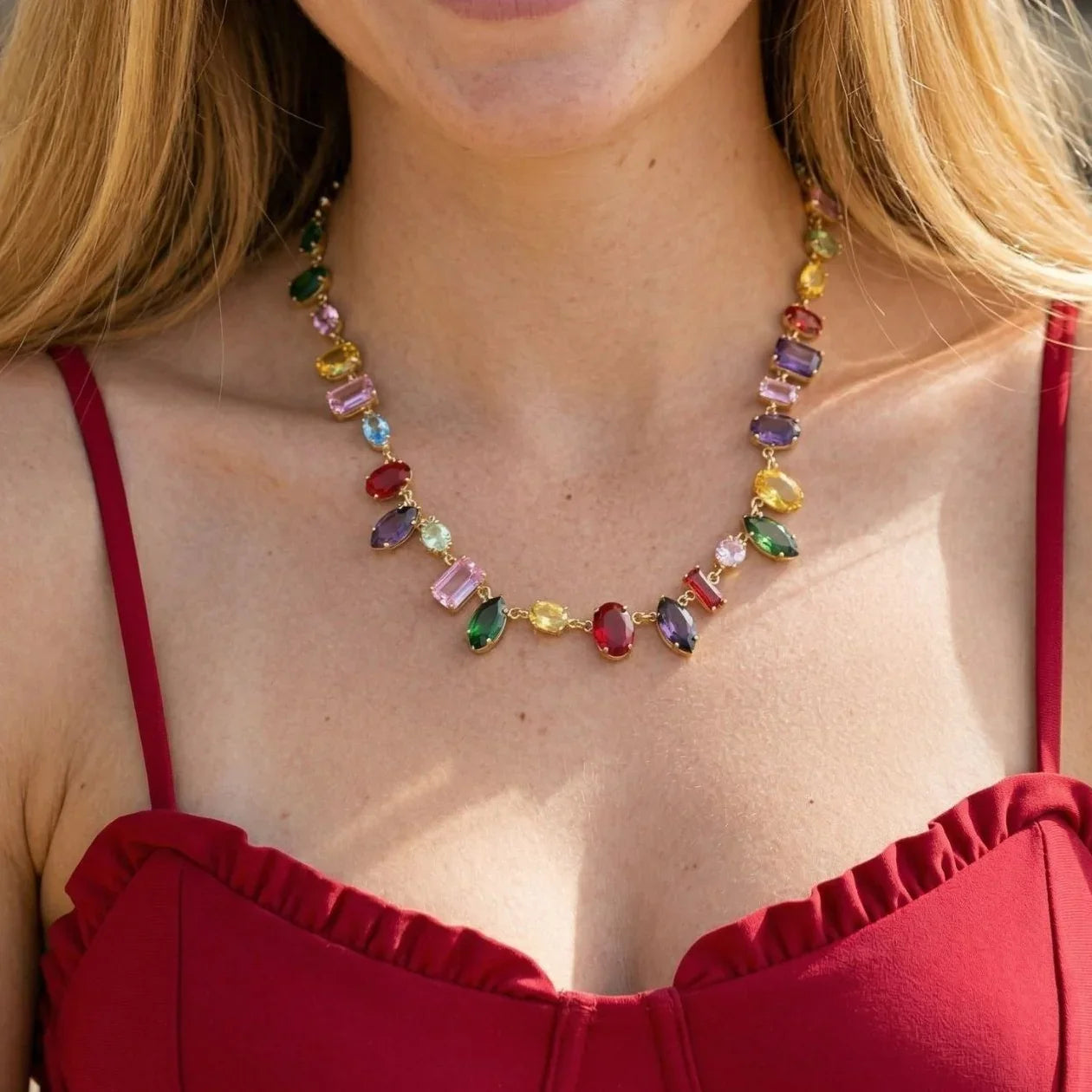 Athena Gemstone Necklace