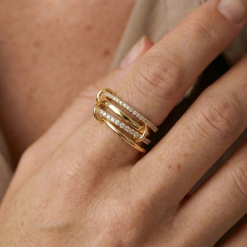 Berlin Stacked Diamond Ring