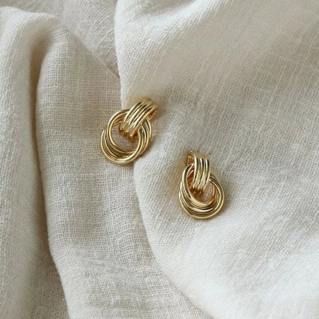 Sparkle Layered Hoop Earrings