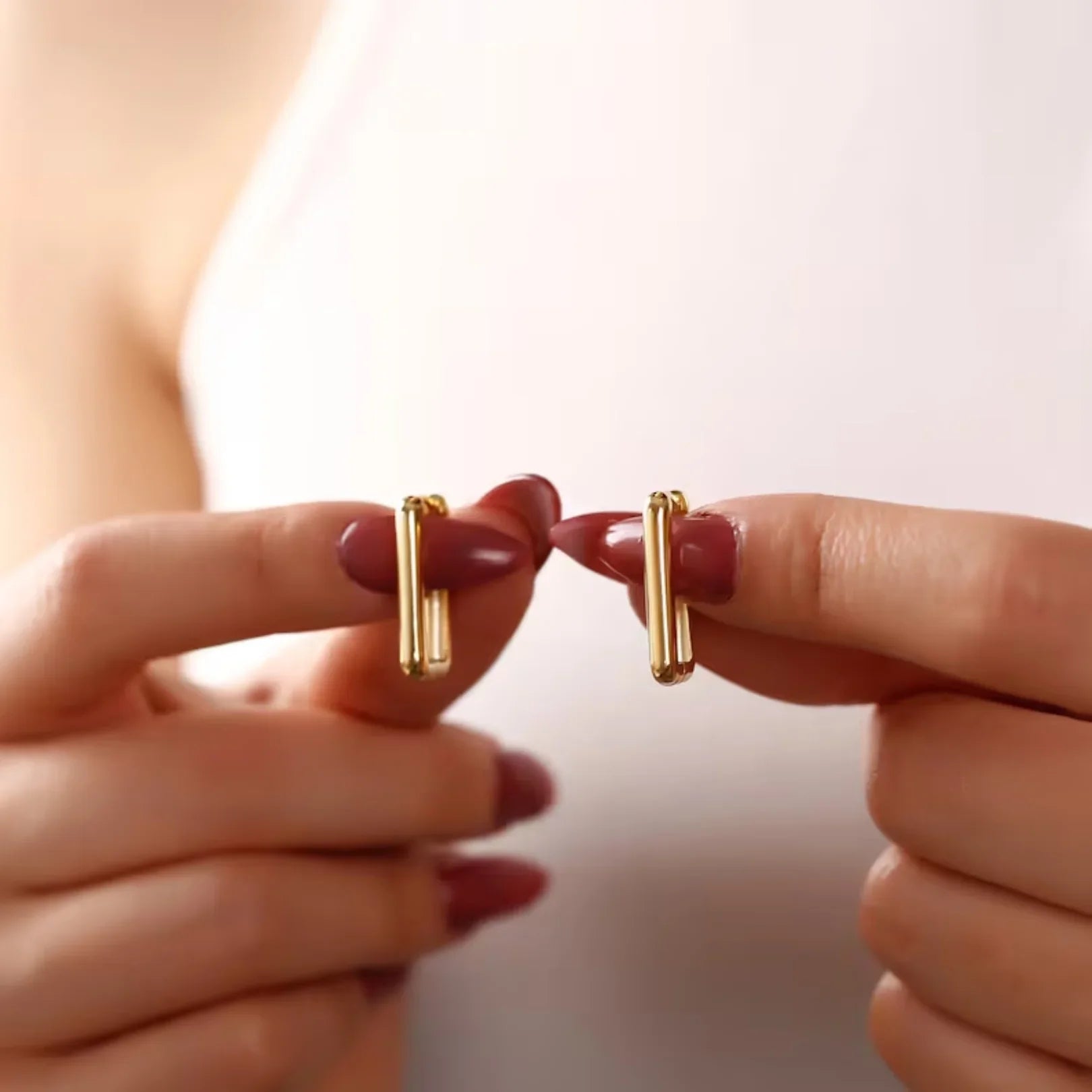 Shine Gold U Hoops