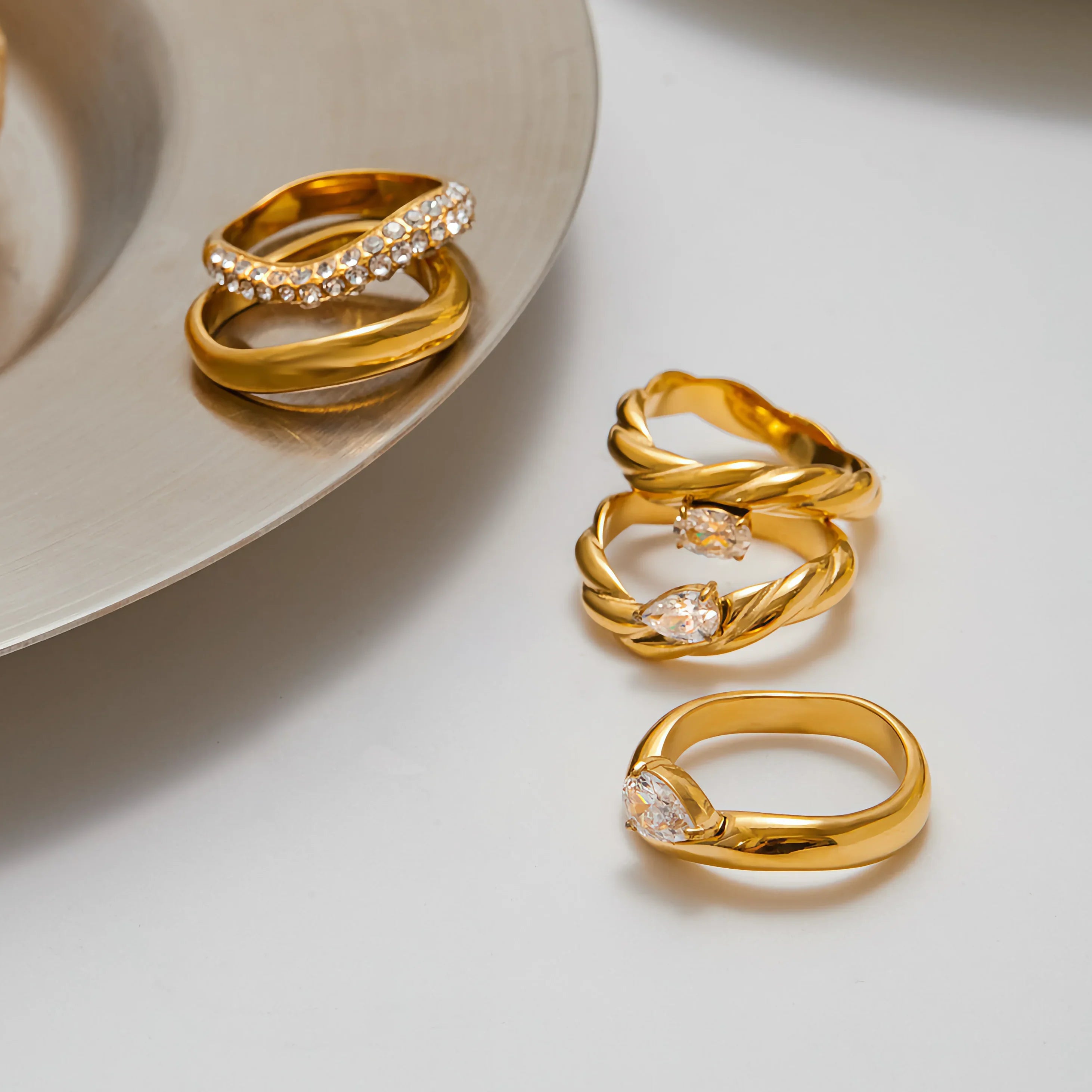 Rhodos Curated Ring Stack Collection