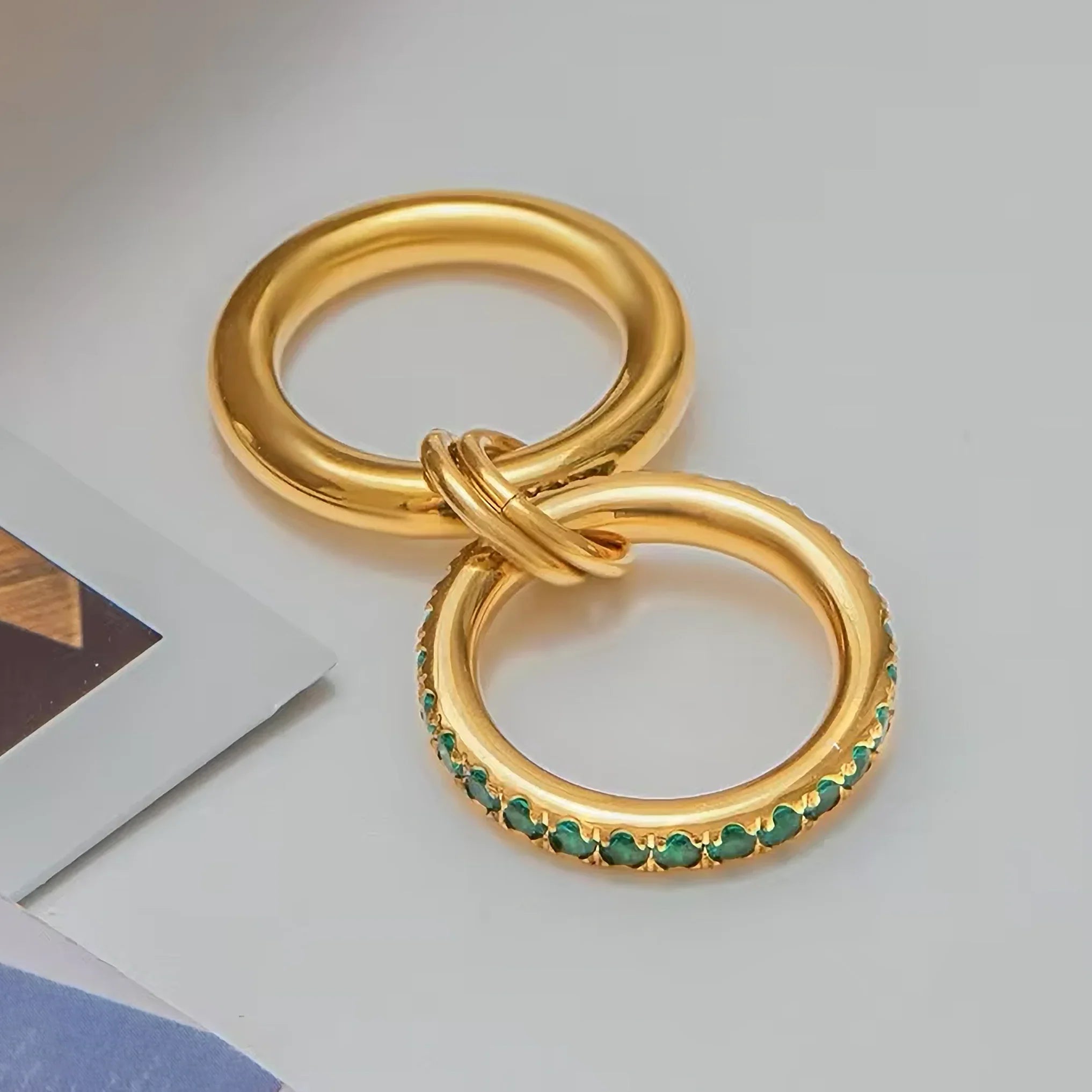 Virginia Stacked Diamond Ring