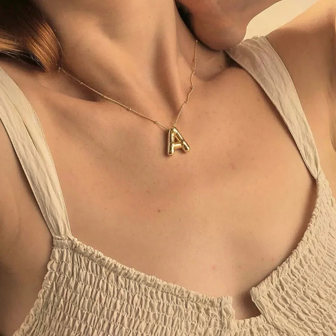 Diana Gold Initial Necklace