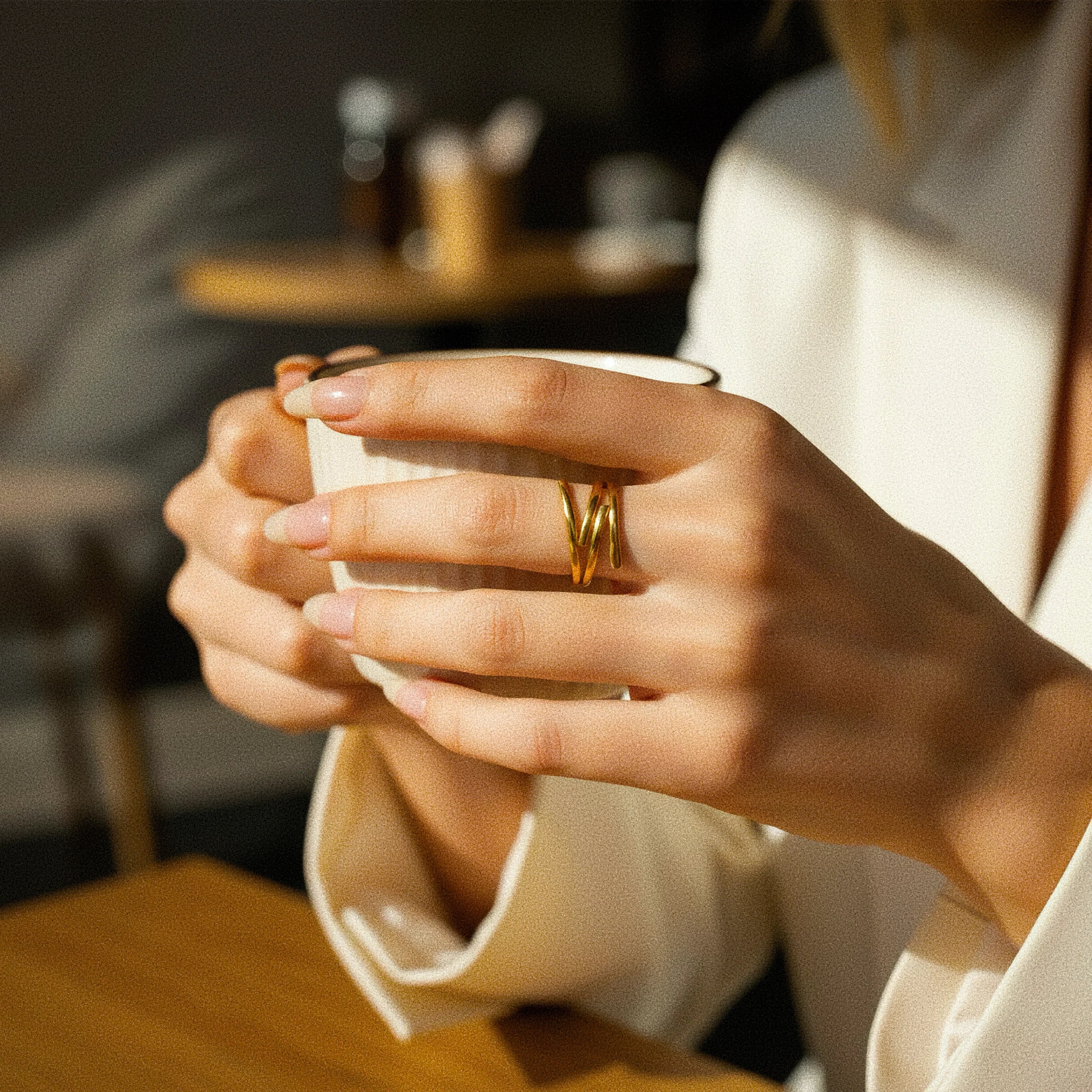 Shanghai Contemporary Gold Ring