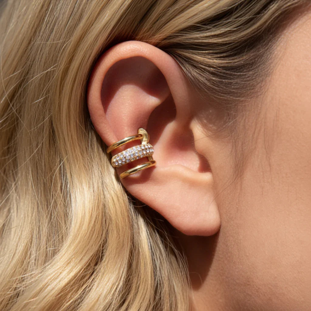 Fearless Layered Diamond Earrings