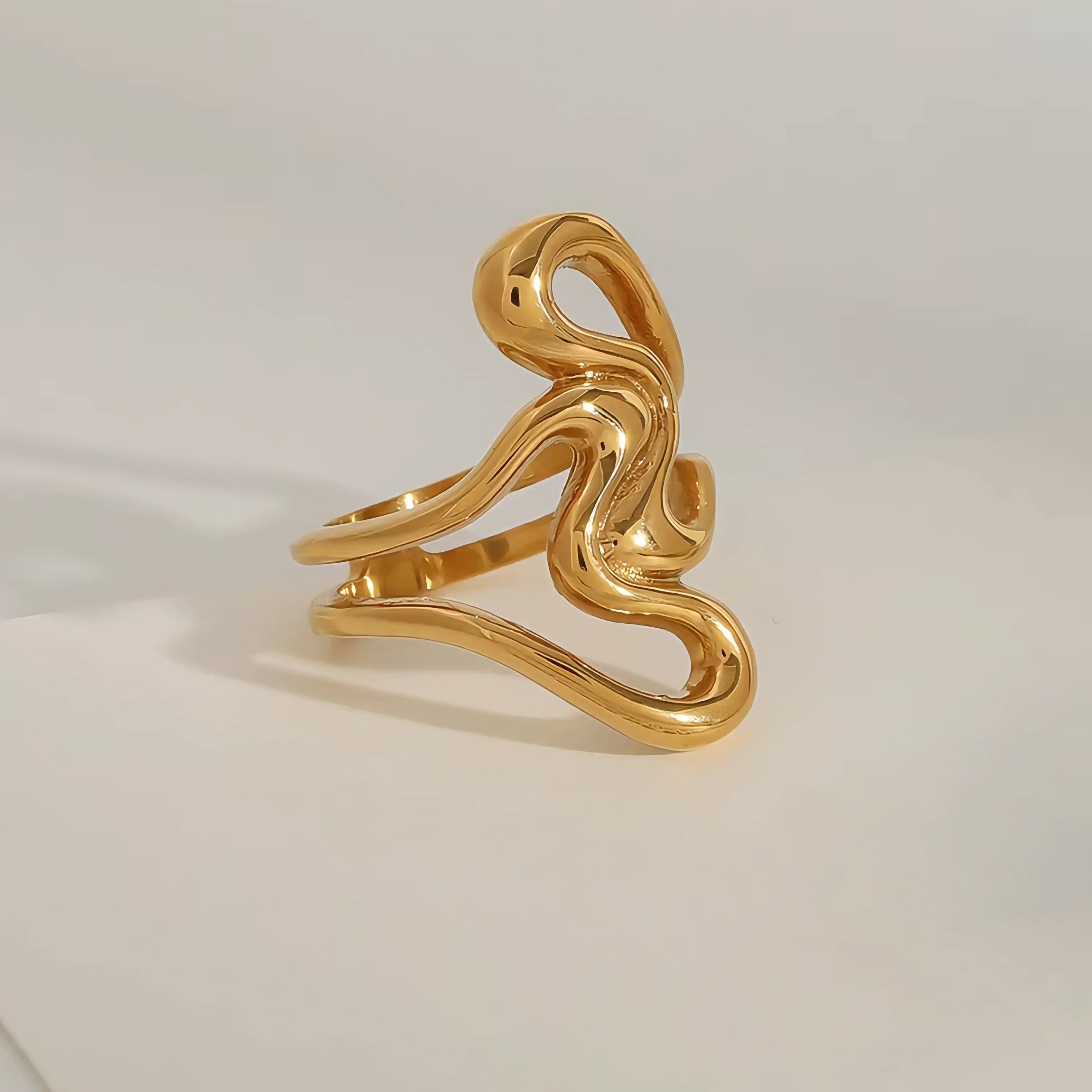 Cordoba Abstract Gold Ring