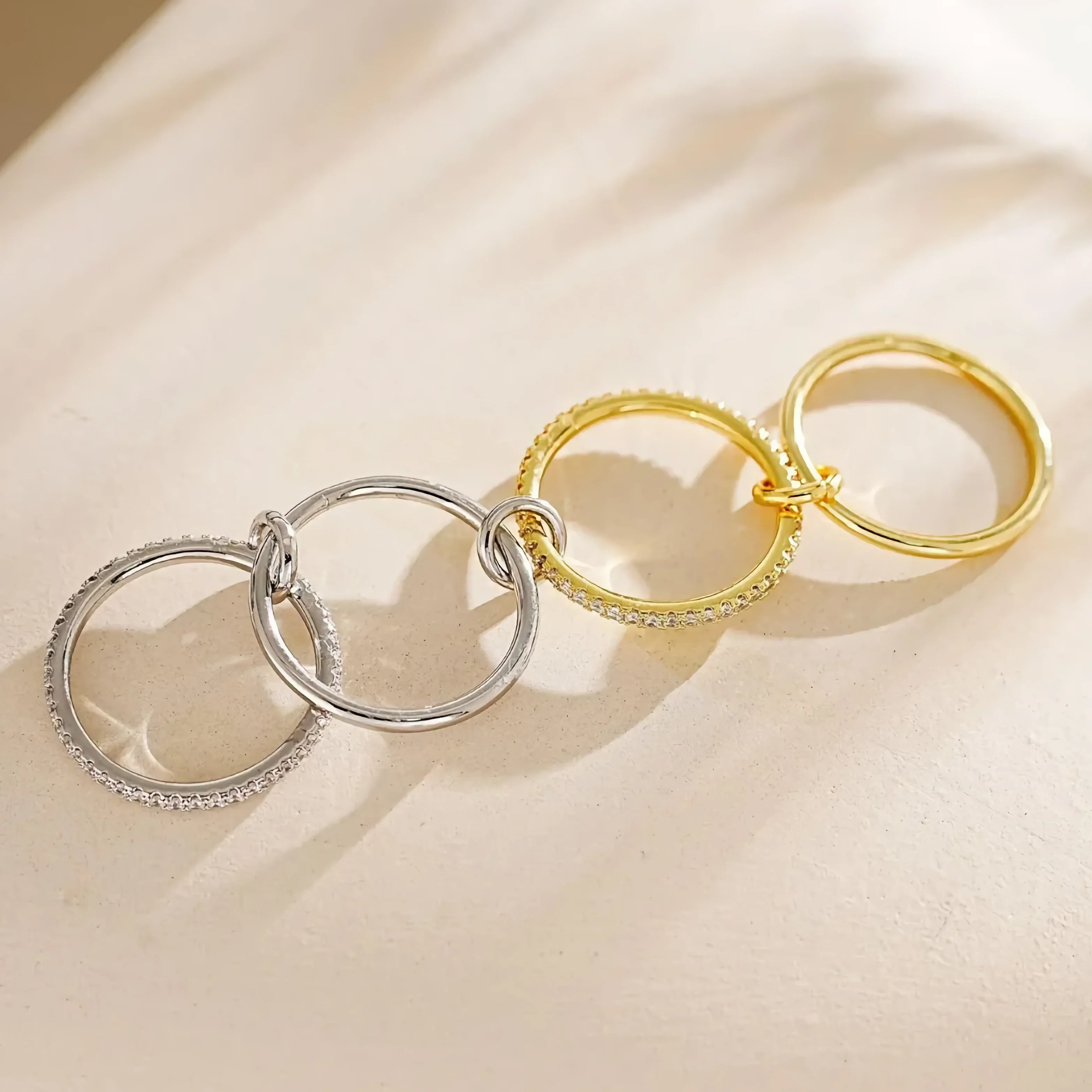 Firenze Stacked Diamond Ring