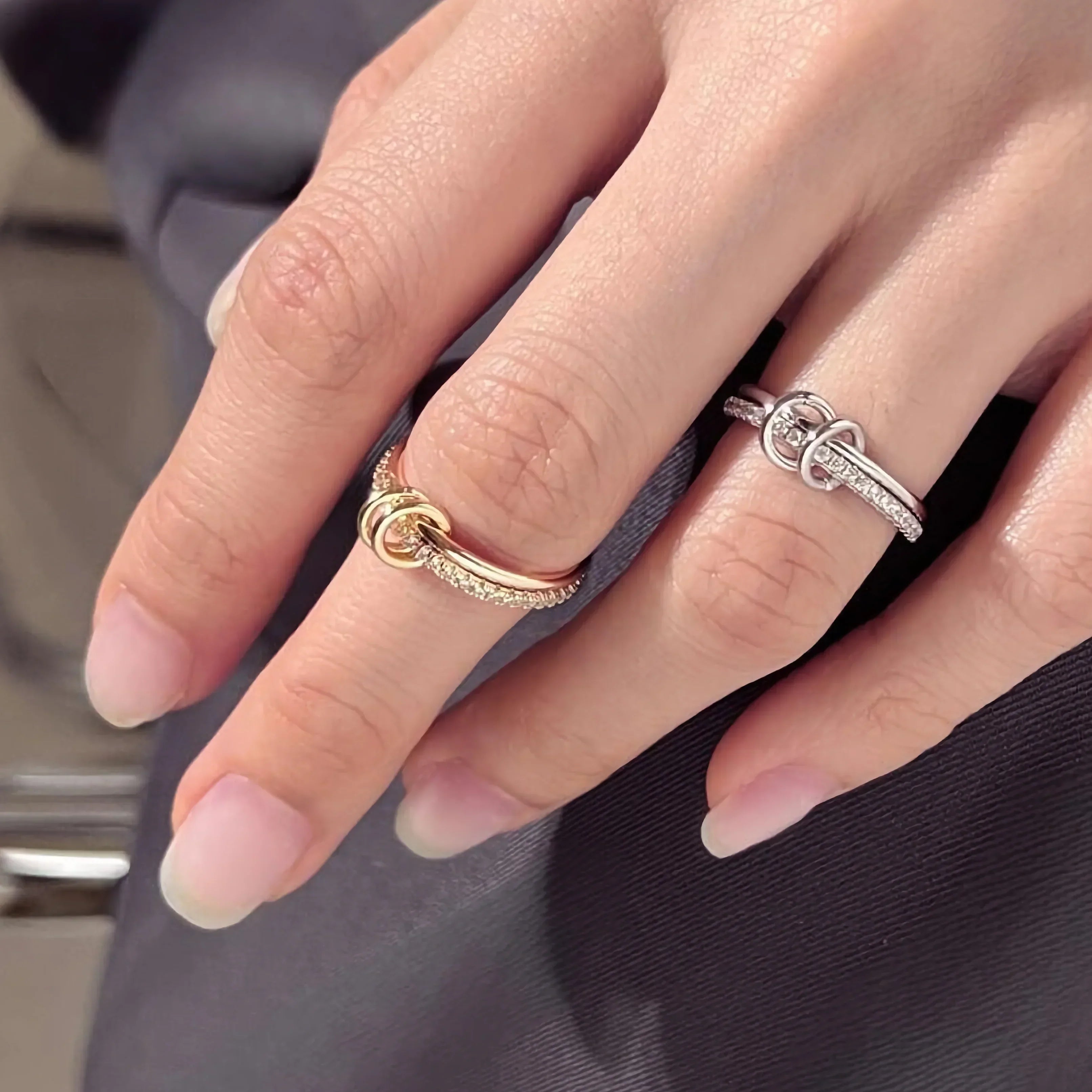 Austin Stacked Diamond Ring