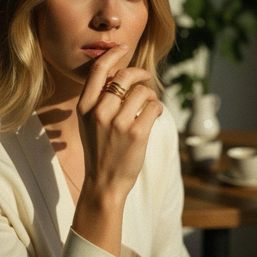 Shanghai Contemporary Gold Ring