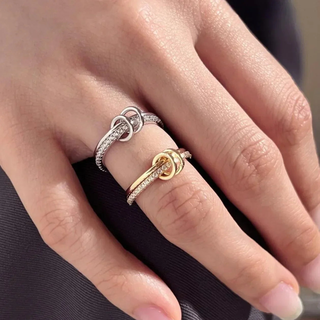 Austin Stacked Diamond Ring
