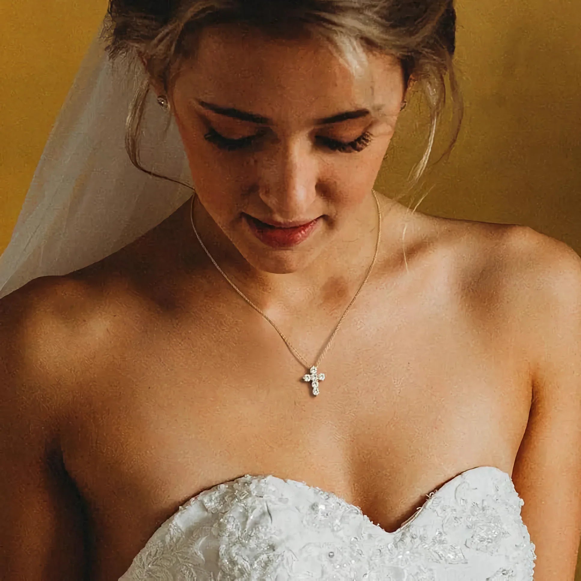 Eir Diamond Cross Necklace