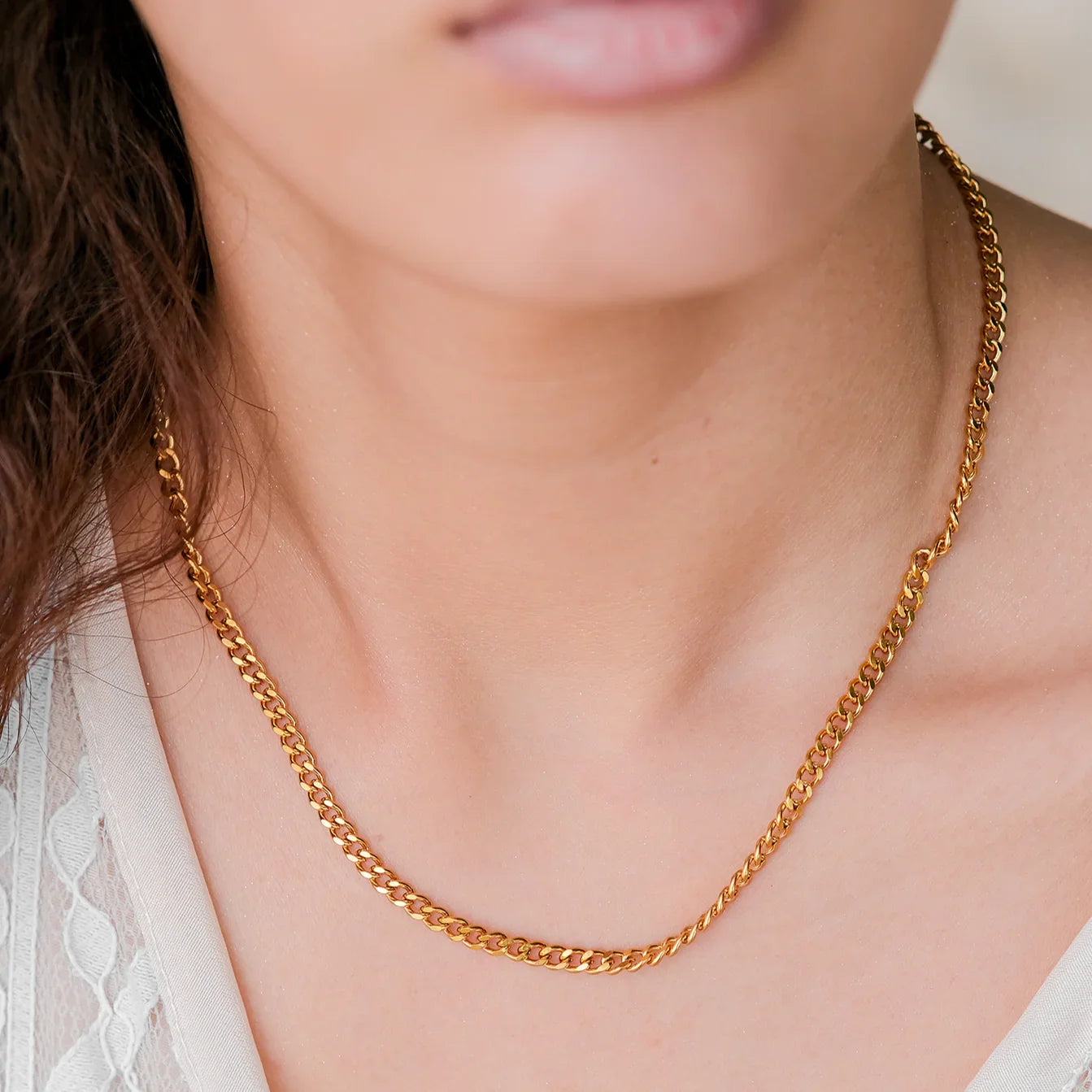 Aurora Gold Chain Necklace