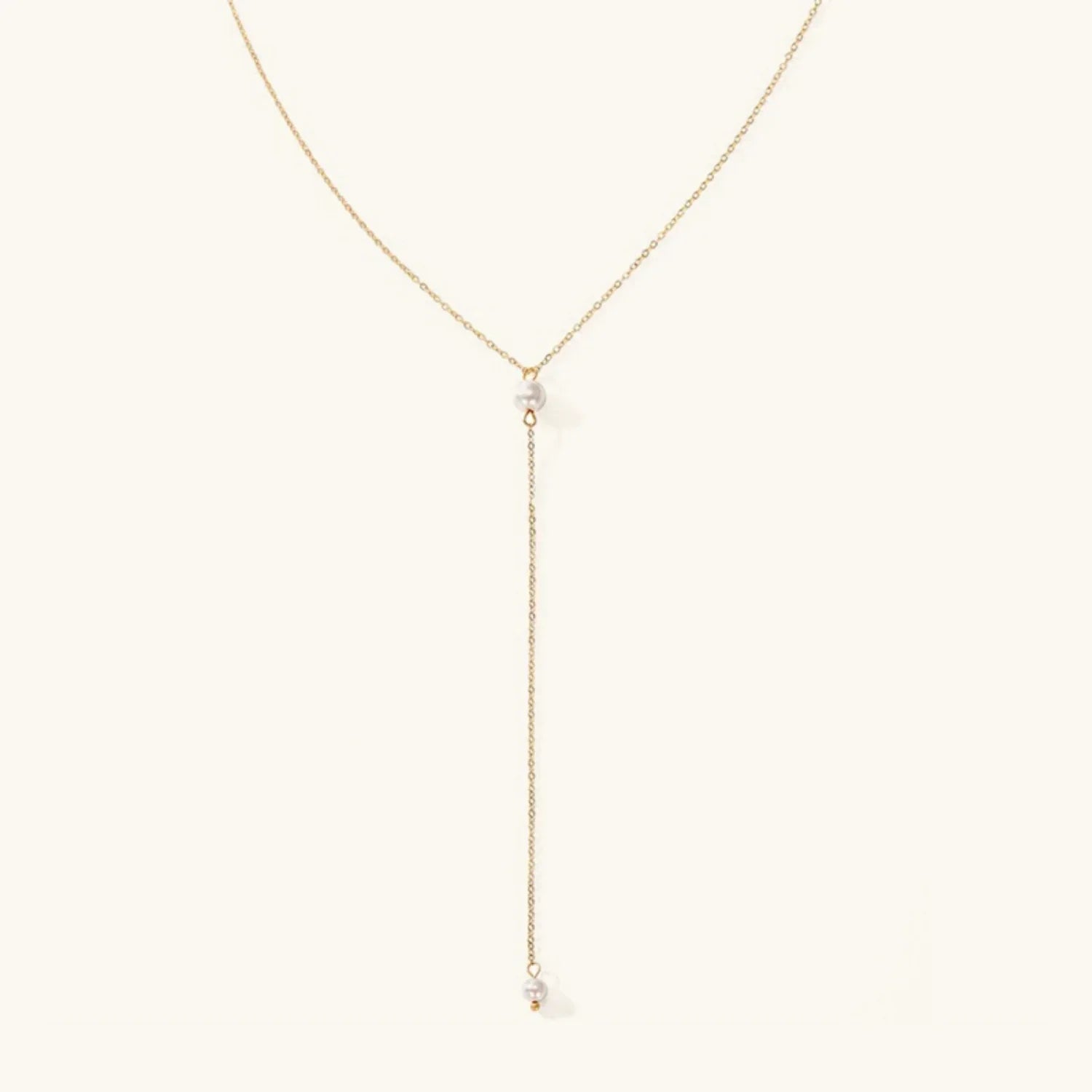 Aine Pearl Tassel Necklace