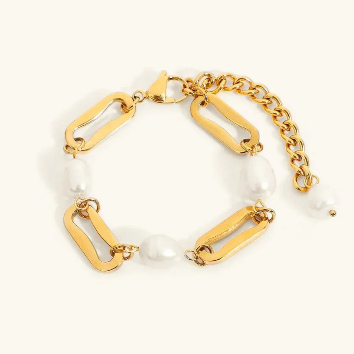 Charlotte Pearl Chain Bracelet
