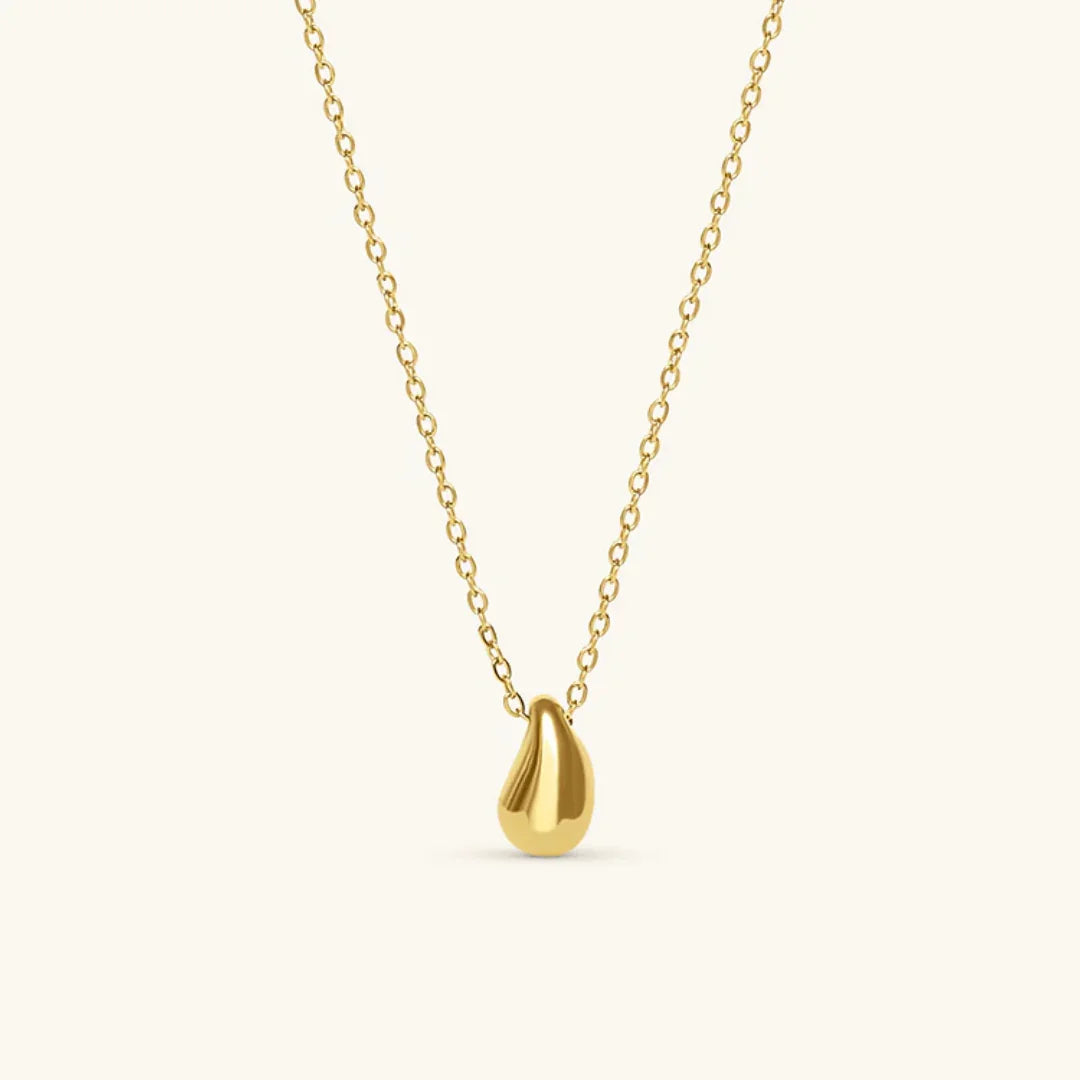 Brigid Gold Teardrop Pendant