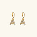 Grace Initial Letter Earrings