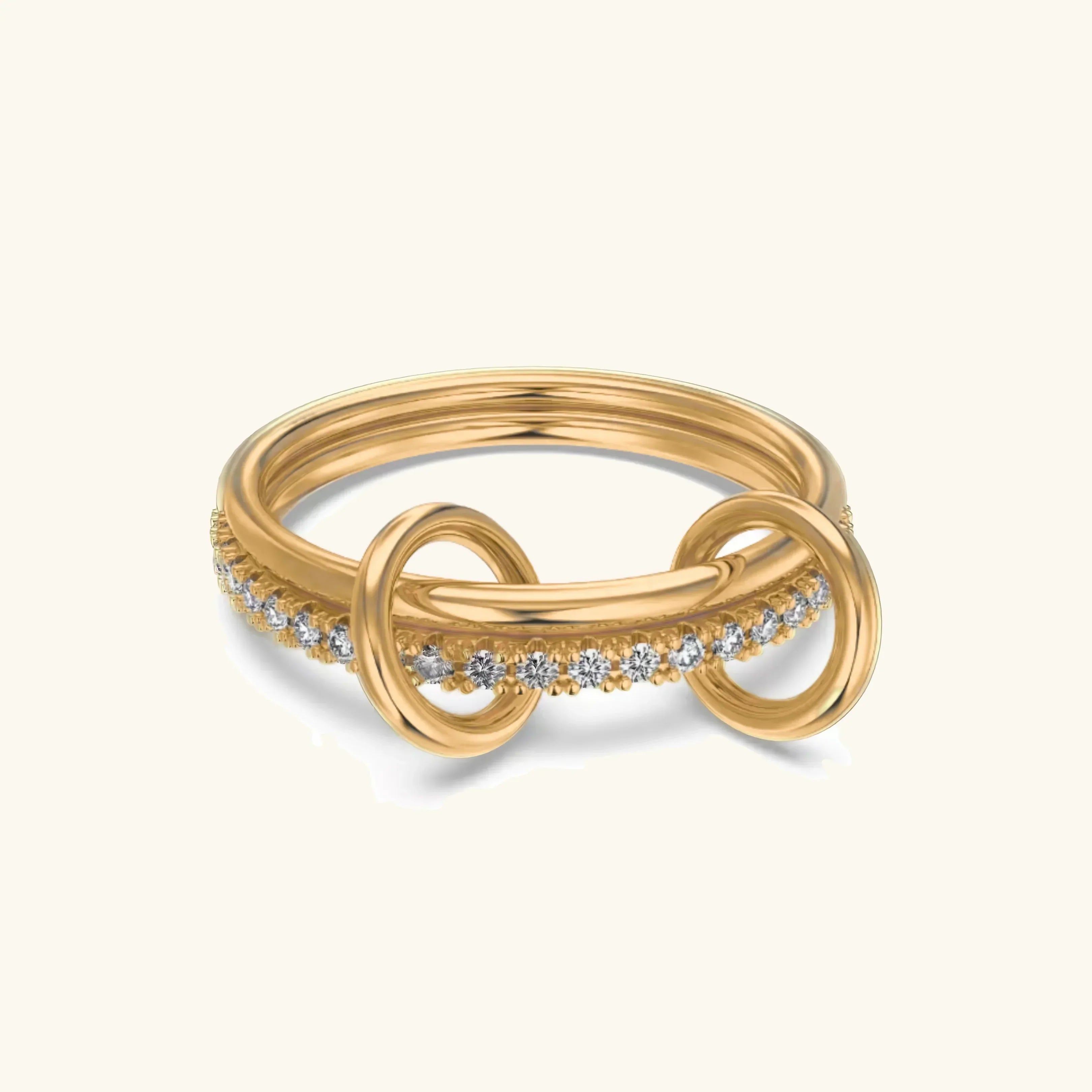 Austin Stacked Diamond Ring