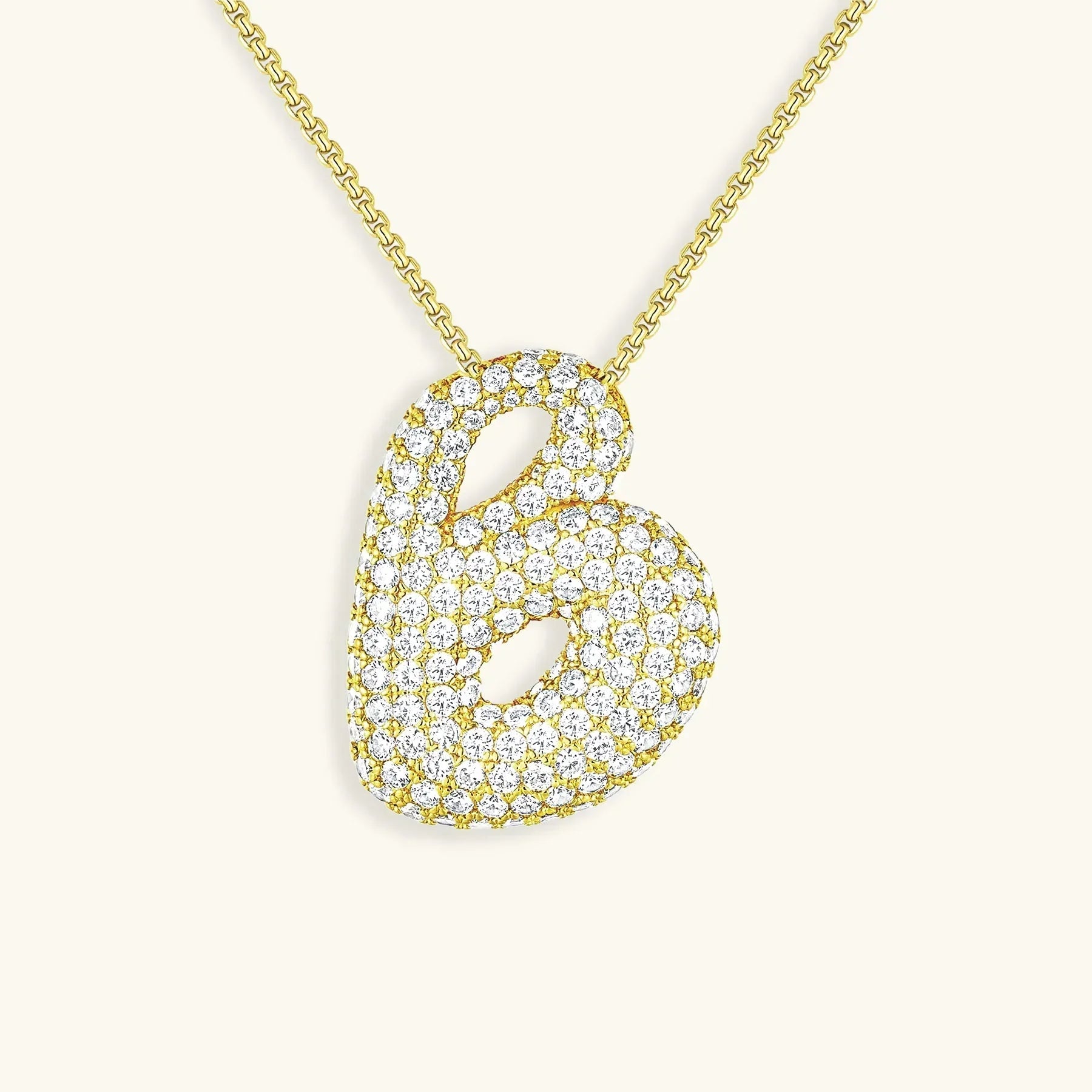 Ala Initial Diamond Necklace