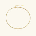 Epona Rope Chain Gold Necklace