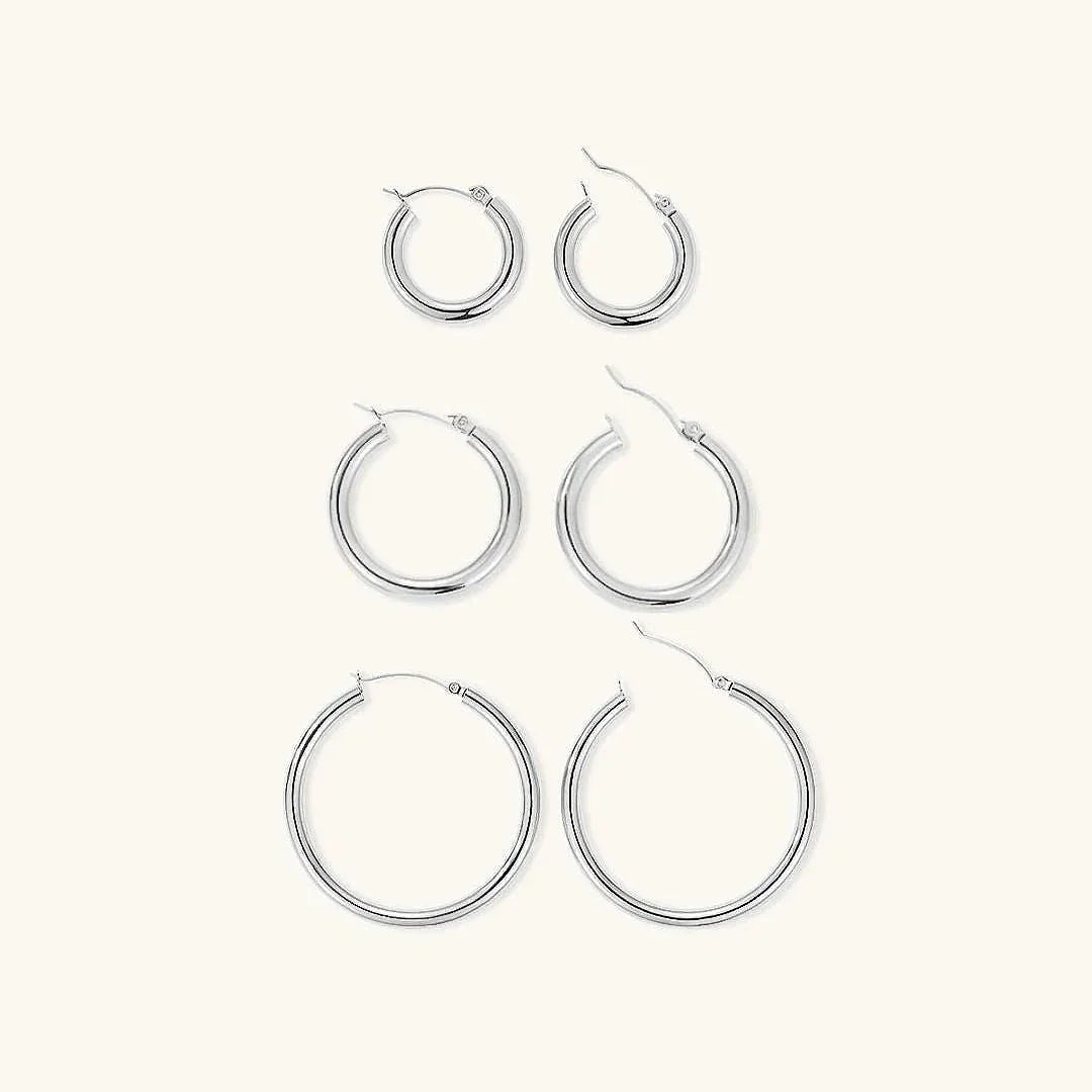 Whisper Round Hoops