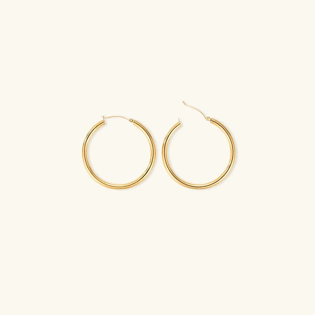 Whisper Round Hoops