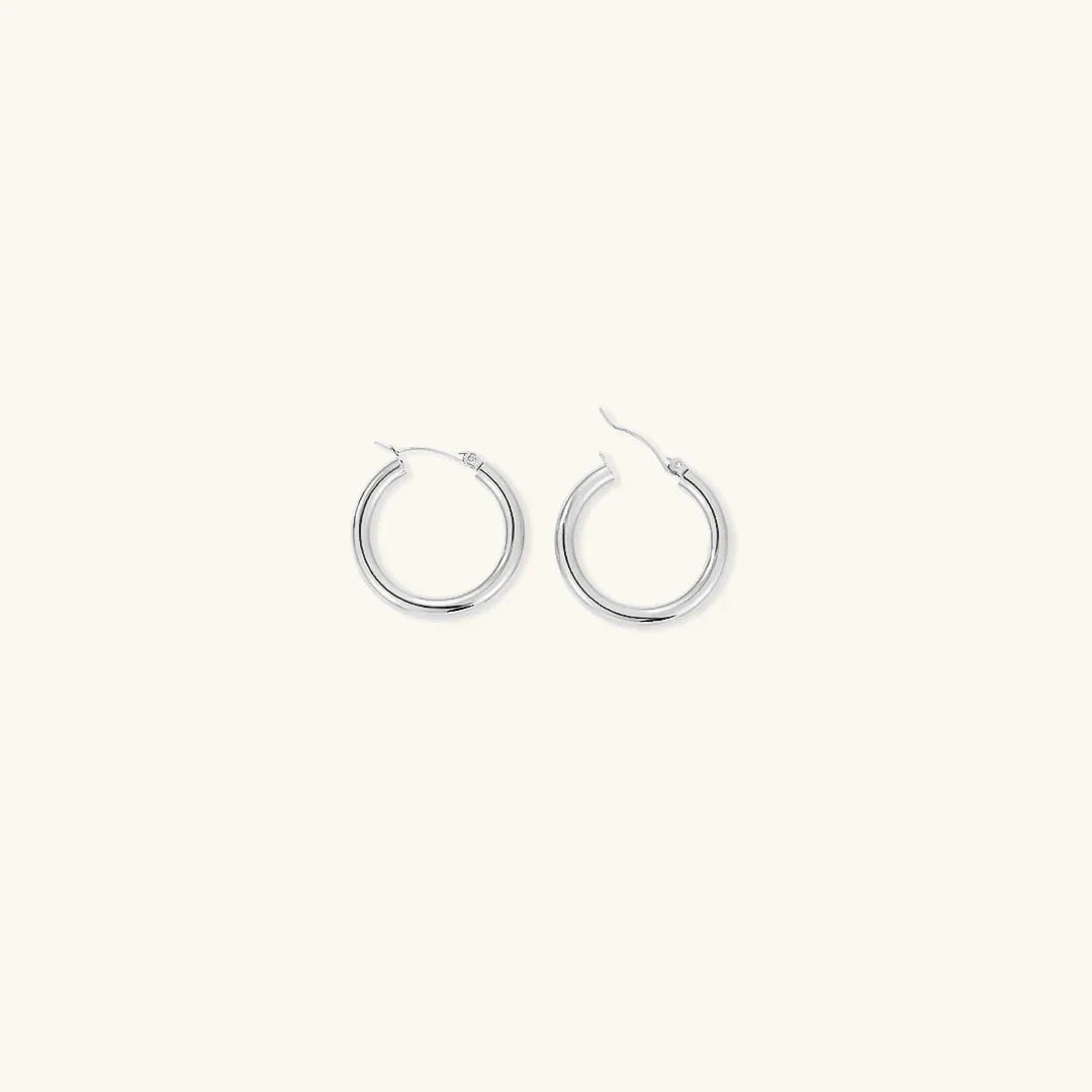 Whisper Round Hoops