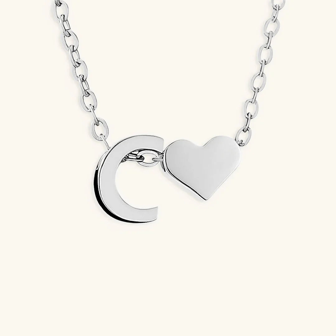 Hathor Initial Letter Gold Necklace