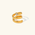 Davos Gold Serpent Ring