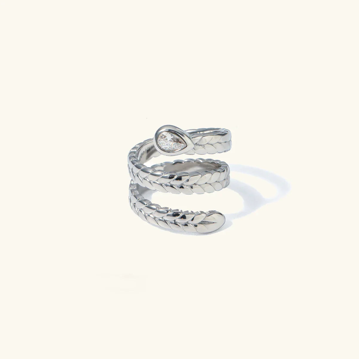 Davos Gold Serpent Ring