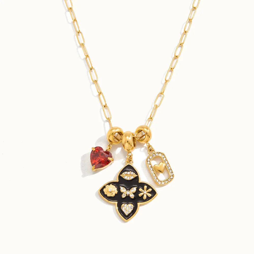 Selene Vintage Charm Necklace