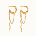 Purity Link Chain Hoops