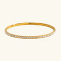 Zoey Diamond Gold Bangle