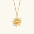 Skadi Gold Sun Necklace