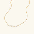 Victoria Gold Pearl Necklace