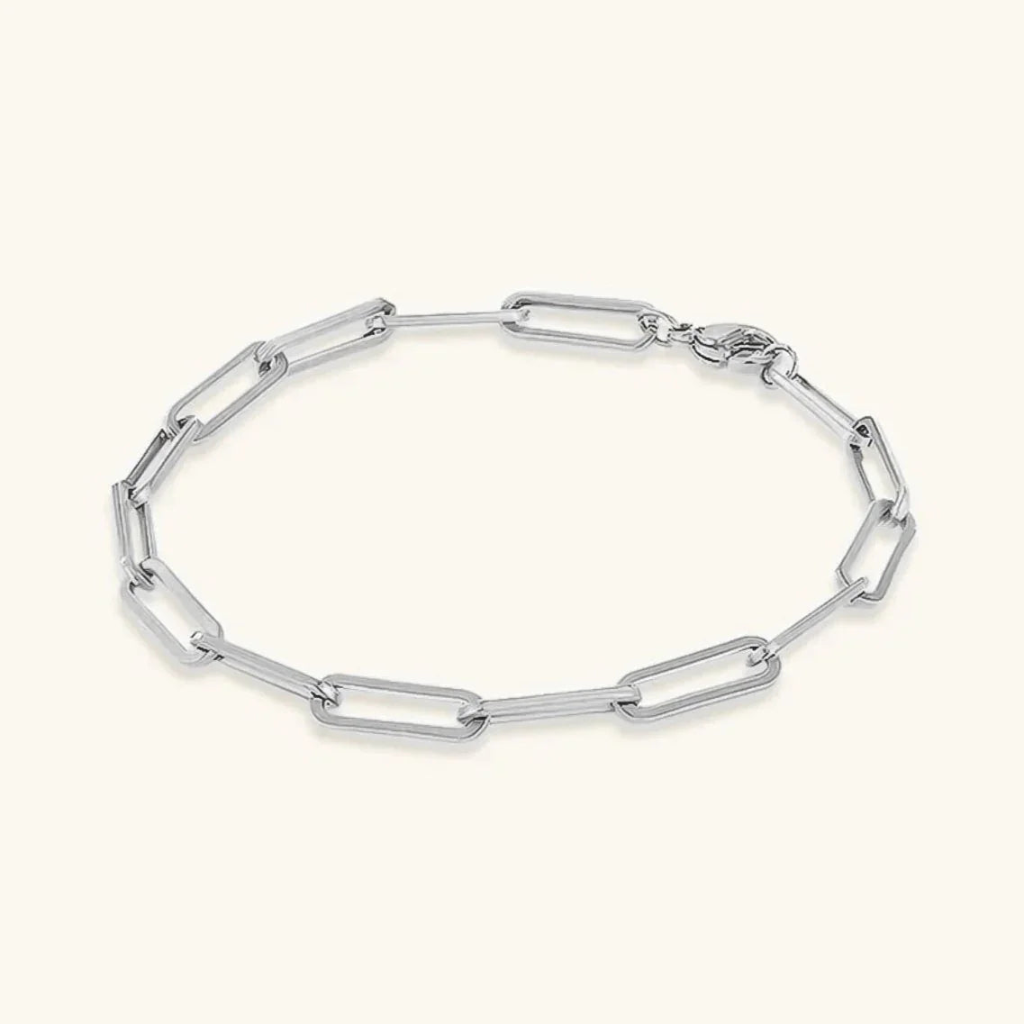 Gabriela Gold Paperclip Bracelet