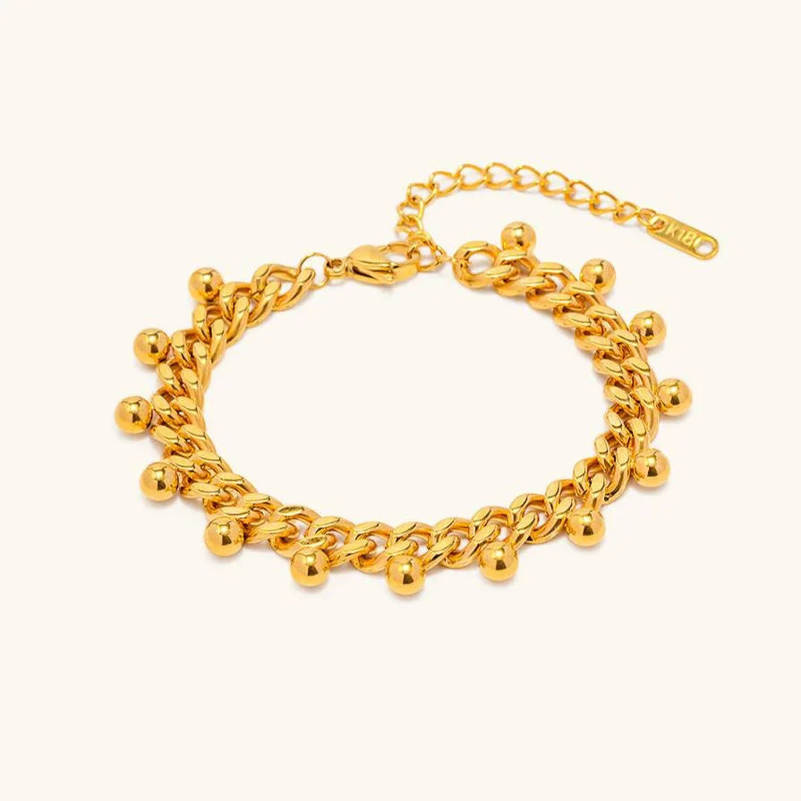 Emily Gold Chain Bracelet