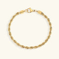 Angela Rope Chain Gold Bracelet