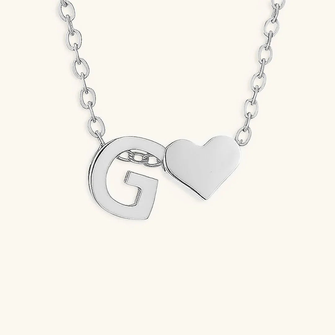 Hathor Initial Letter Gold Necklace