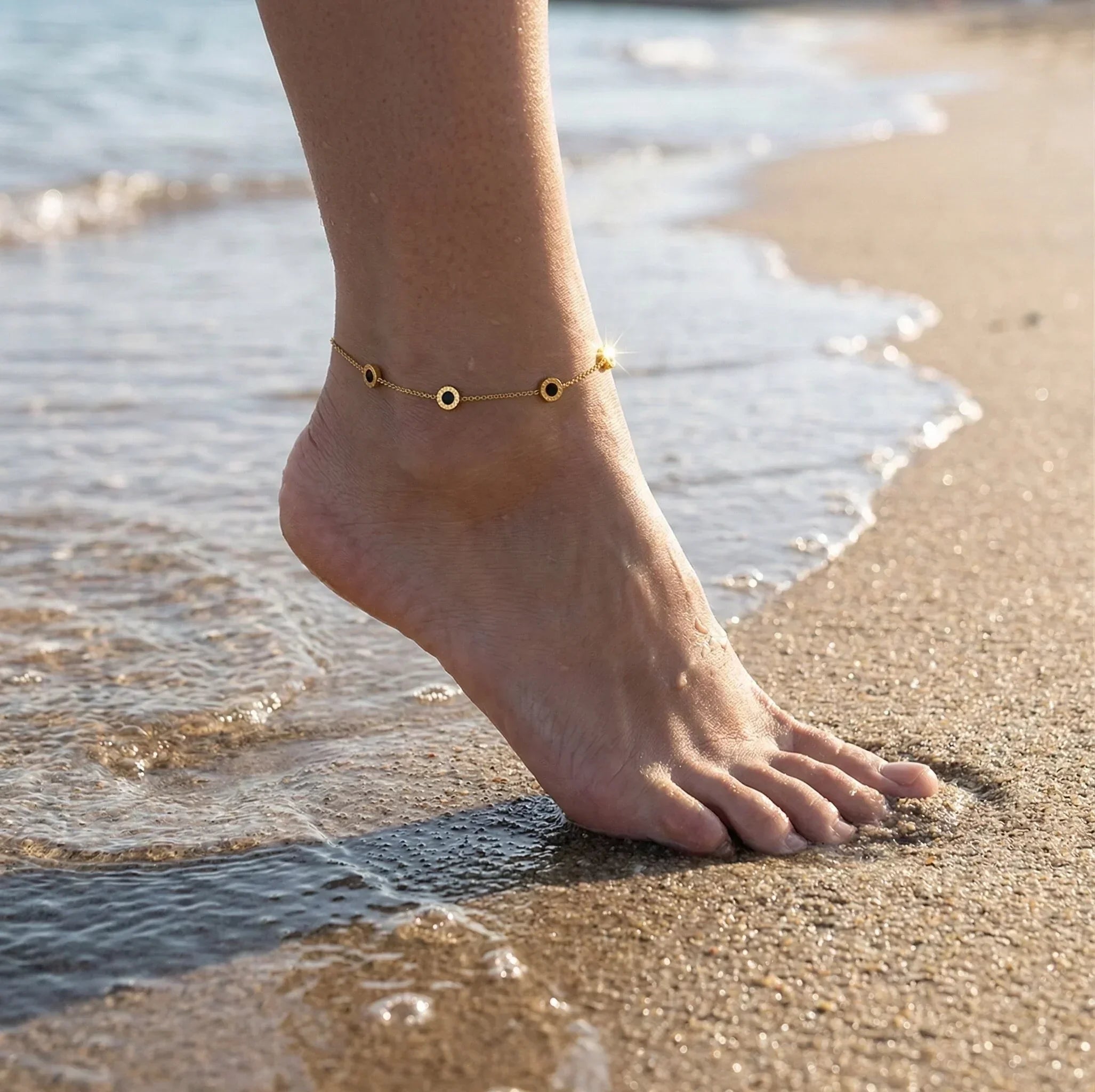 Sunset Gold Anklet