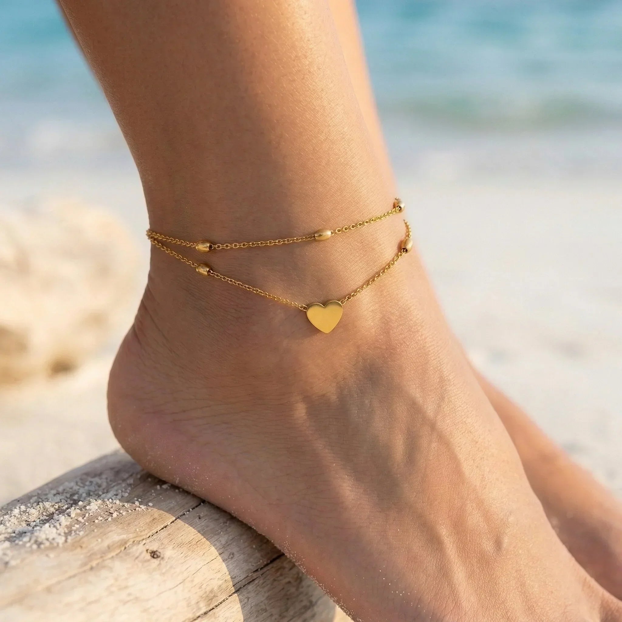 Sea Gold Anklet