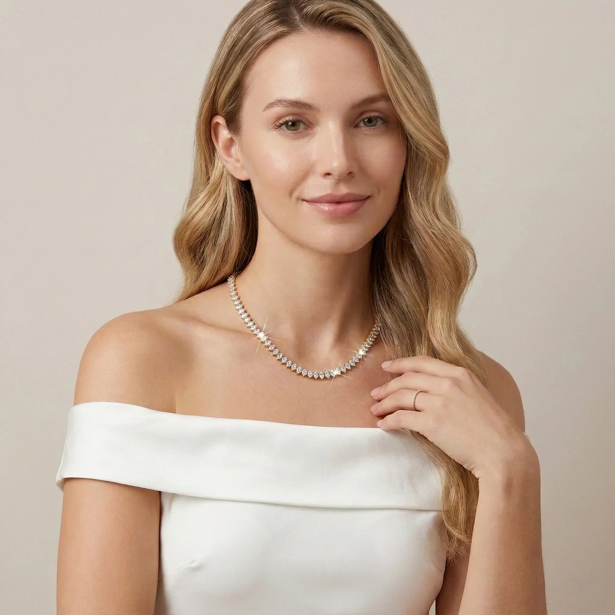 Tiamat Diamond Tennis Necklace
