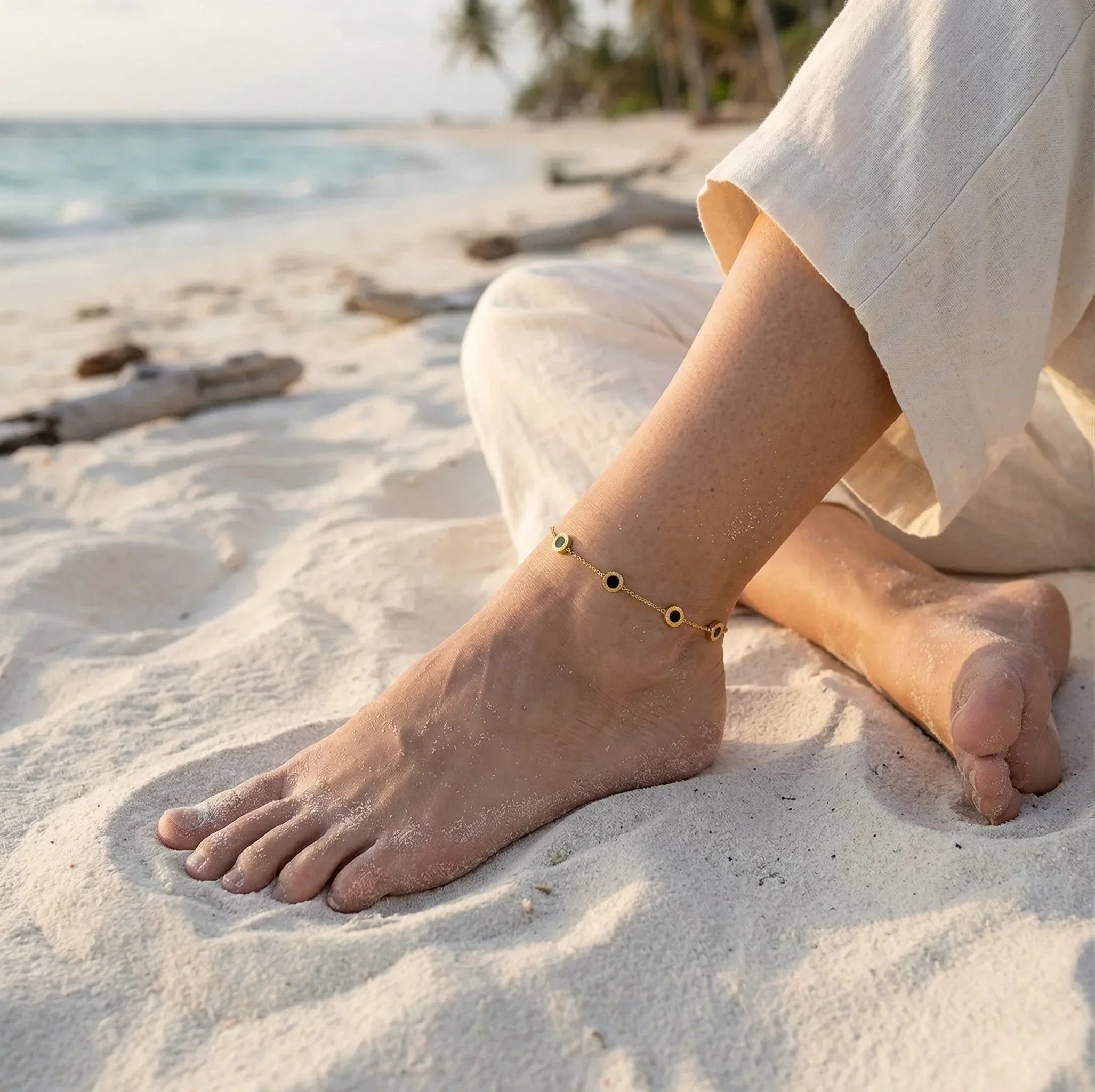 Sunset Gold Anklet