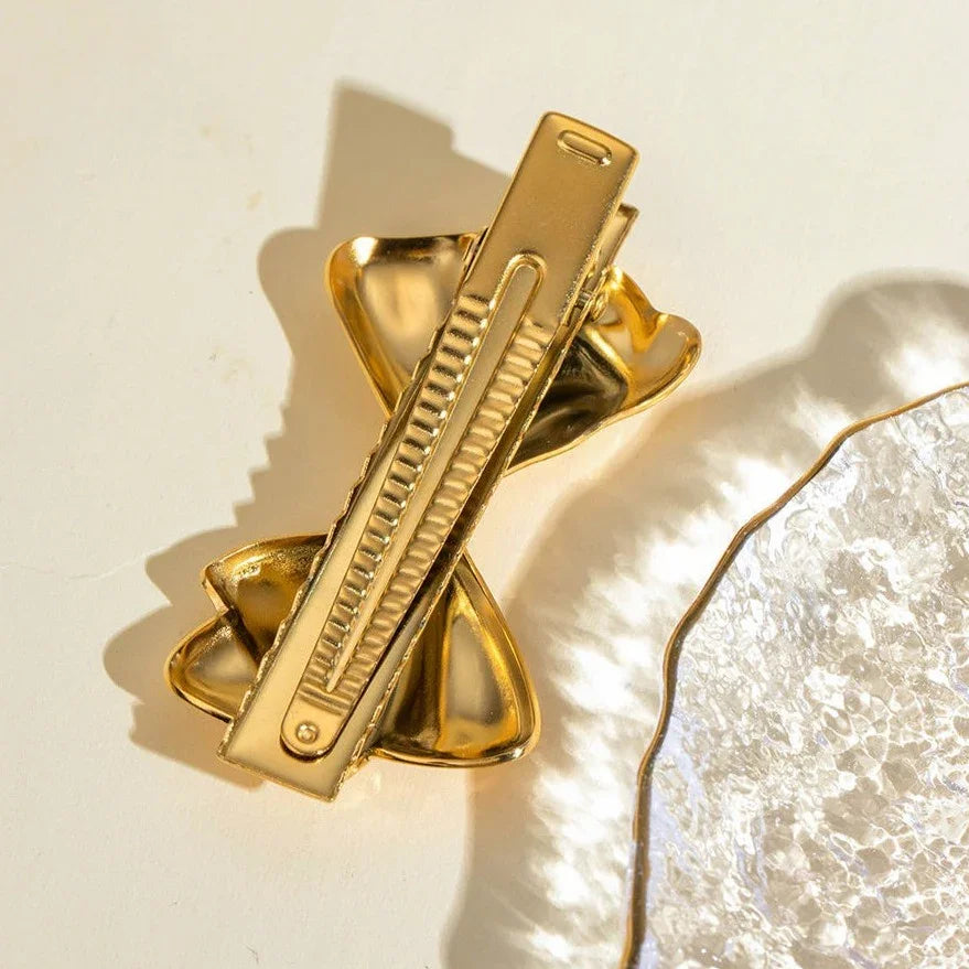 Anemone Gold Hair Clip